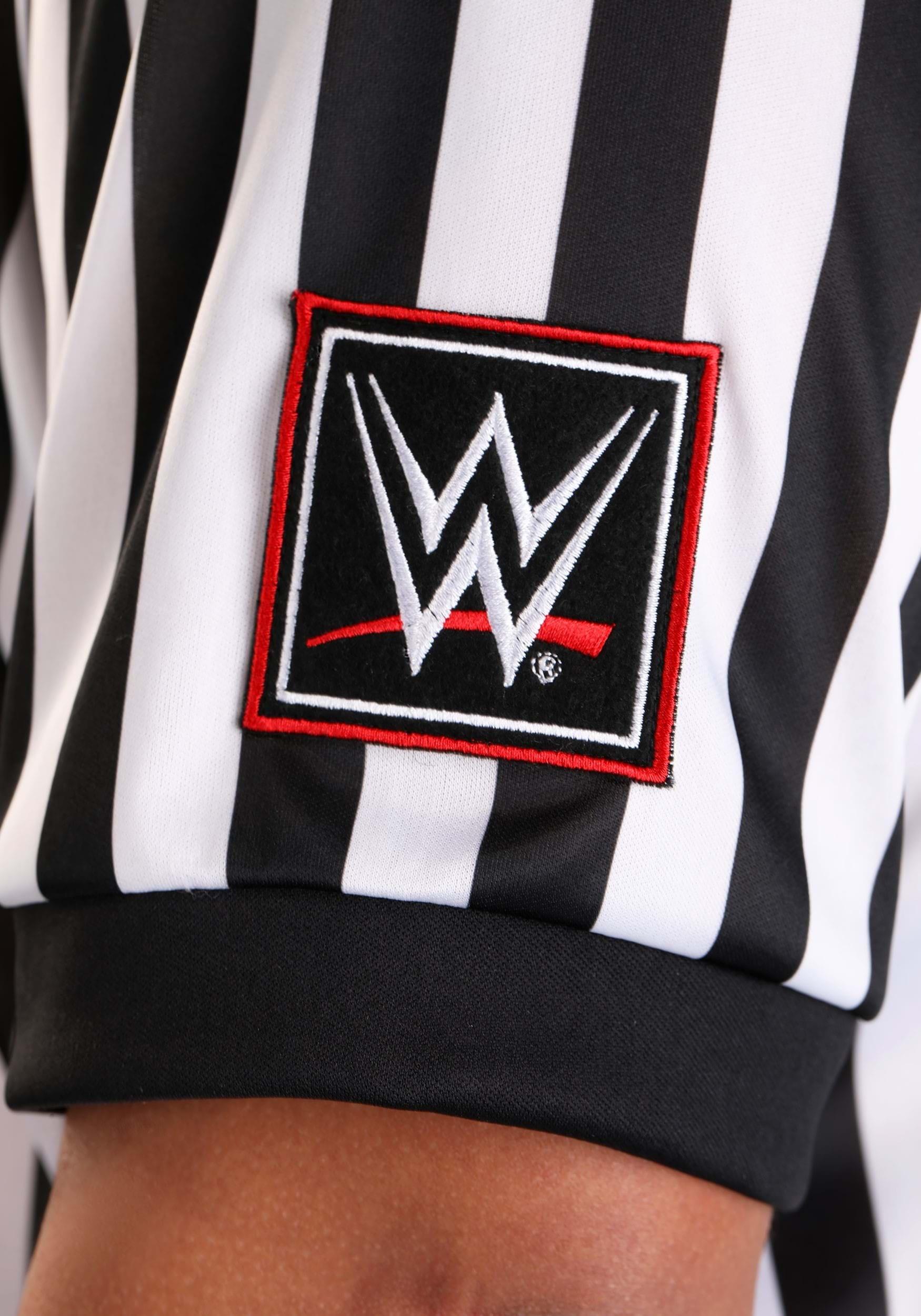 Plus Size WWE Referee Shirt Costume for Men