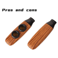 thumbnail image 2 of Double Hole Design Kazoo Double Membrane Kazoo Accompaniment Ukulele Guitar Violin Portable Musical Instrument-A, 2 of 5