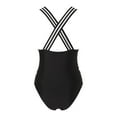 thumbnail image 3 of CAICJ98 Womens Swimsuits Women One Piece Swimsuits Front Cross Keyhole Tummy Control Backless Bathing Suit White,XL, 3 of 4