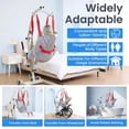 thumbnail image 5 of Lift Sling Support, Medical Patient Lift Slings Large with Commode Opening, Full Body Mesh Transfer Lift Sling, Shower Sling Toilet Sling for Elderly & Patient up to 510 lbs, 5 of 9