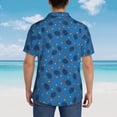 thumbnail image 4 of Sikiie Tennis Rackets 1 Print Men's Hawaiian Shirt, Summer Beach Button Pocket Short Sleeve T-Shirt,3X-Large, 4 of 7