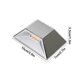 thumbnail image 3 of 2 luces solares decorativas para exteriores, para patio, escaleras, de plástico, de alta transmitancia y alto brillo., 3 of 6
