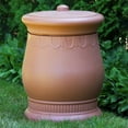 thumbnail image 2 of Good Ideas Savannah Decorative 30 Gallon Storage & Waste Basket Urn, Terra Cotta, 2 of 3