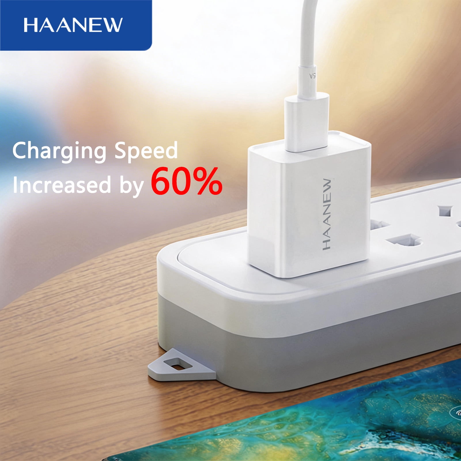 HAANEW 10W USB Wall Charger 2.1A Fast Charging