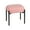 Pink-Rectangular, variant on PROHIKER Vanity Stool Chair Faux Fur, Makeup Desk Chair Furry Padded Seat with Anti-Slip Feet, Accent Furniture Desk Vanity Chair for Living Room, Bedroom, White