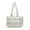 Khaki, variant on Women Puffer Tote Bag Striped Shoulder Bag Quilted Cloud Hobo Bag Decor Bag (Blue)