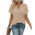 thumbnail image 3 of Wiholl Womens Blouses Summer Tops Rolled Sleeve Shirts Short Sleeve Tee Dressy Casual Summer Vacation Fashion Clothing 2026, 3 of 9