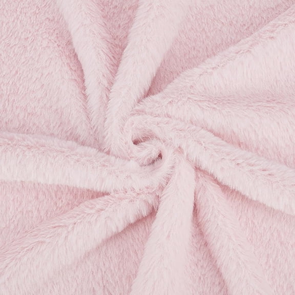 19.7×70.9 Inch Pink Short Hair Fur Fabric Pre-Cut Craft Fur Fabric Shaggy Fur Patches for Christmas Crafts Costumes Rugs Pillows