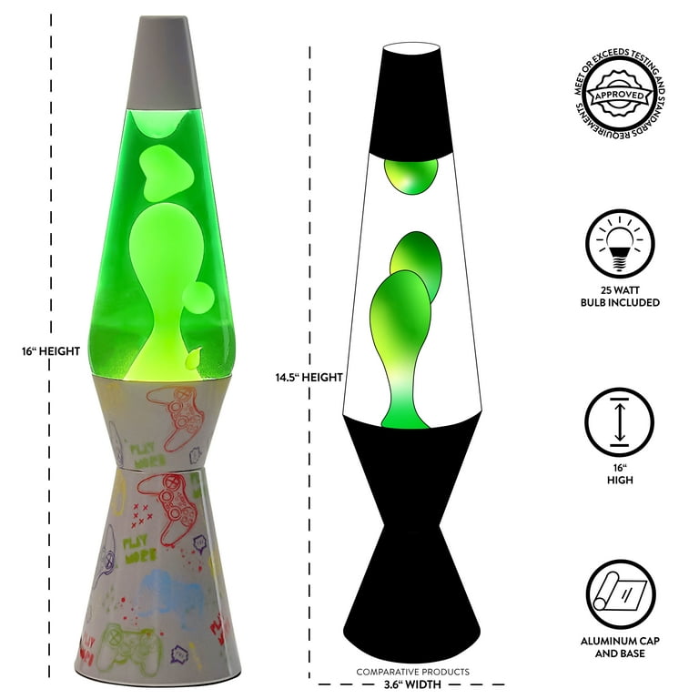 Gaming outlet lava lamp