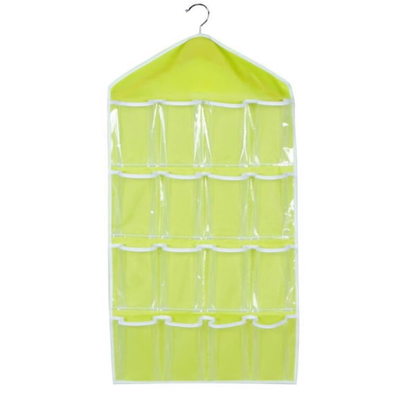 Pockets Over The Door Hanging Organizer, Polyester Space-Saving Closet Storage Bag, Multi-Pocket Wall Hanger for Shoes, Underwear, Daily Sundries, Home Organizer for Bedroom & Closet