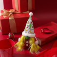 thumbnail image 2 of Muñeca de peluche sin rostro con sombrero largo, figura navideña para escritorio, Navidad, 2 of 5