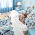 thumbnail image 5 of Erosebridal Ocean Nautical Sailboat 7-Piece Twin Bedding Sets,Kawaii Sea Starfish Vintage Rustic Farmhouse Bedding Comforter Set For Boys Girls,Reversible, 5 of 7