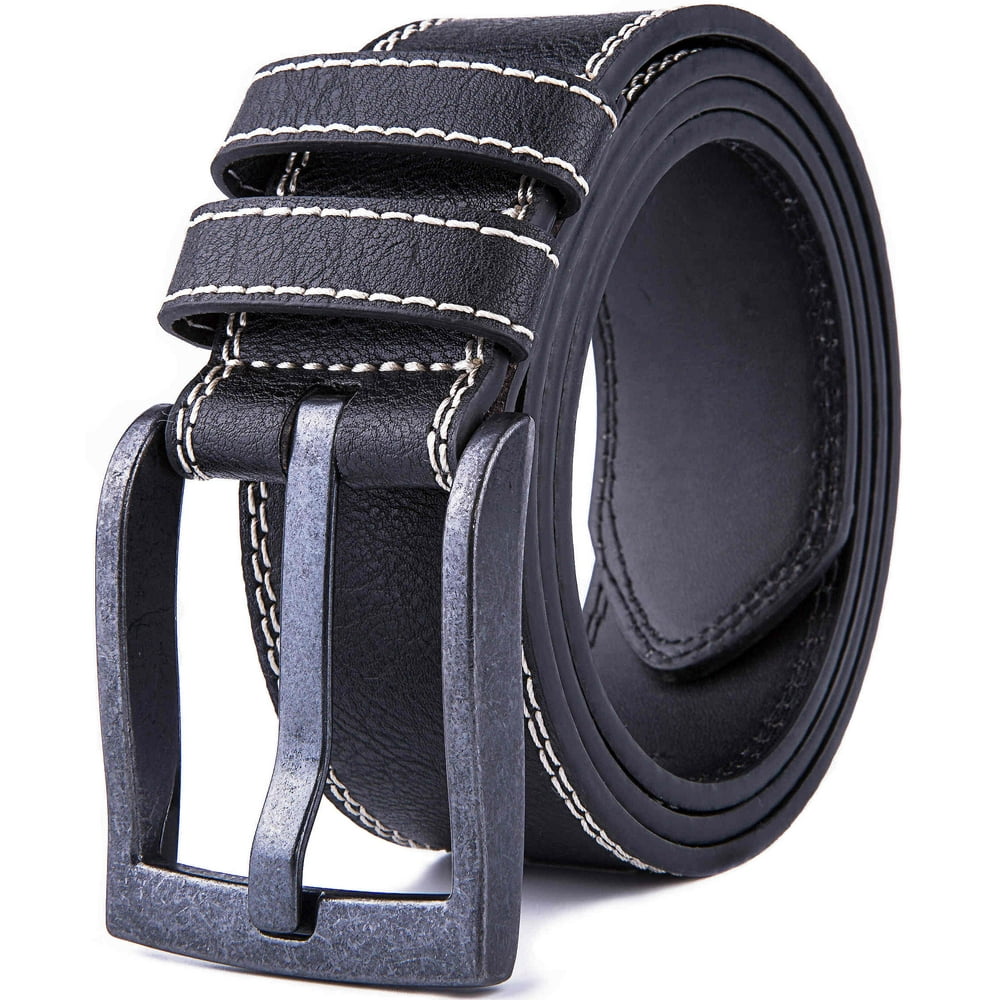 mens leather dress belt