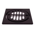 thumbnail image 2 of Westbrass Square Shower Tile with Round Drain Cover and Crown Ring, Oil Rubbed Bronze, 2 of 8