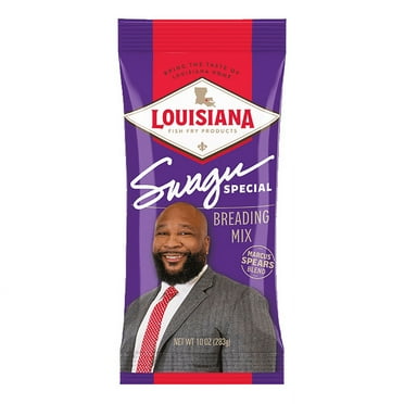 Louisiana Fish Fry Products Swagu Special Crispy Seafood Breading Mix, 10 Oz Bag