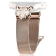 thumbnail image 1 of For Huami Amazfit Bip U Milanese Band Stainless Steel Watch Strap Clover Decor, Size: S - Gold Black, 1 of 5