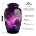thumbnail image 2 of JAGASY Pink Galaxy Stars Urn for Ashes Adult Male - Purple Small Urns for Human Ashes Keepsake - Pink Clouds Decorative Large Urn - Cremation Urns Set for Mom & Dad - (1 Large 10", 4 Small 3"), 2 of 7