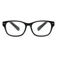 thumbnail image 2 of EYE ZOOM 5 Pack Retro Style Plastic Frame Reading Glasses for Men and Women, Black and Tortoise +1.50, 2 of 5