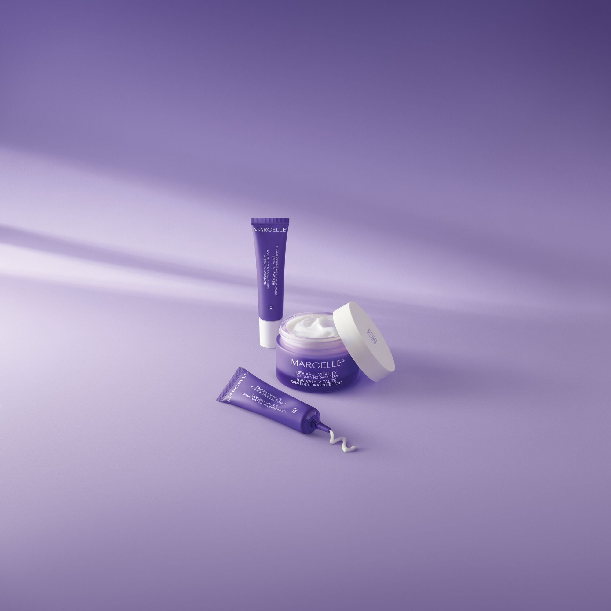 Marcelle Revival+ Vitalité Crème de jour redensifiante, 50 mL Crème de jour hydratante, fermeté et densité peau.