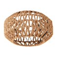 thumbnail image 1 of Pantalla de lámpara tejida con cuerda de papel, estilo boho retro vintage, lámpara de techo decorativa Marrón, 1 of 9