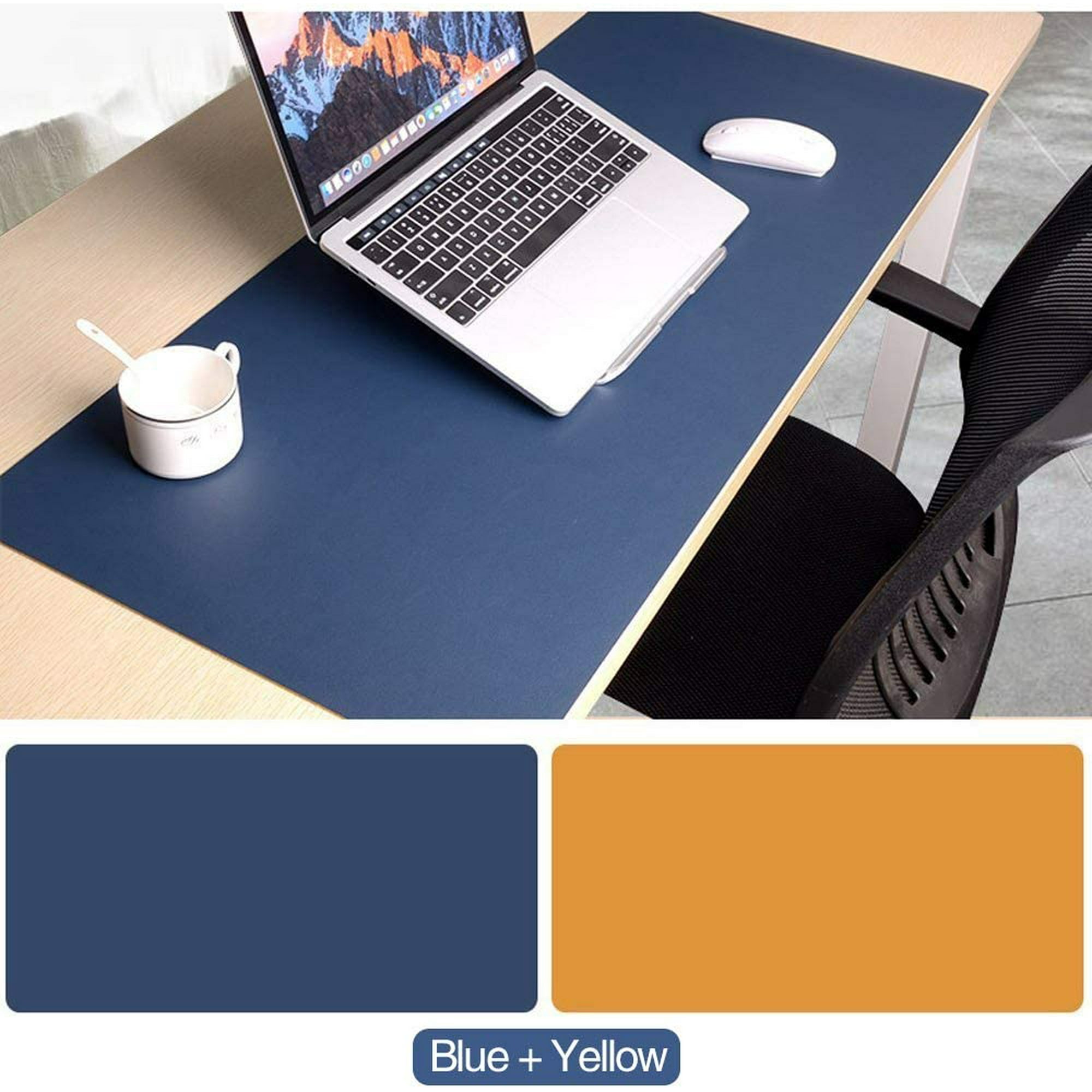 Dual Sided Desk Pad Pu Leather Office Desk Mat 31 5x15 75 Inches Waterproof Desk Blotter Desk Writing Pad Walmart Canada