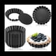 thumbnail image 4 of 32 Piezas Mini Moldes para Tarta de 3 Pulgadas Molde para Tarta de Huevo con Fondo ExtraíBle Molde Redondo para Quiche Mini Moldes para Tartas Molde para Hornear, 4 of 5