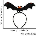 thumbnail image 4 of Wovilon Halloween Decorations Indoor Halloween Party Dance Non-woven Batcobra Bats Decorate Headbands, 4 of 5