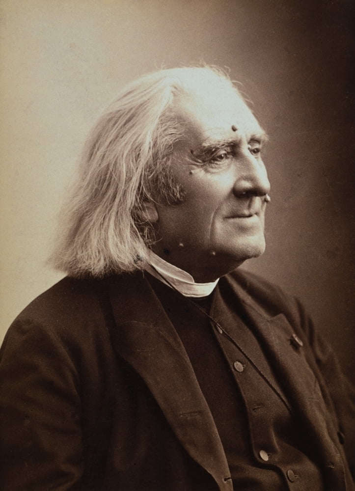 Franz Liszt (1811-1886). Nhungarian Pianist And Composer. Photographed