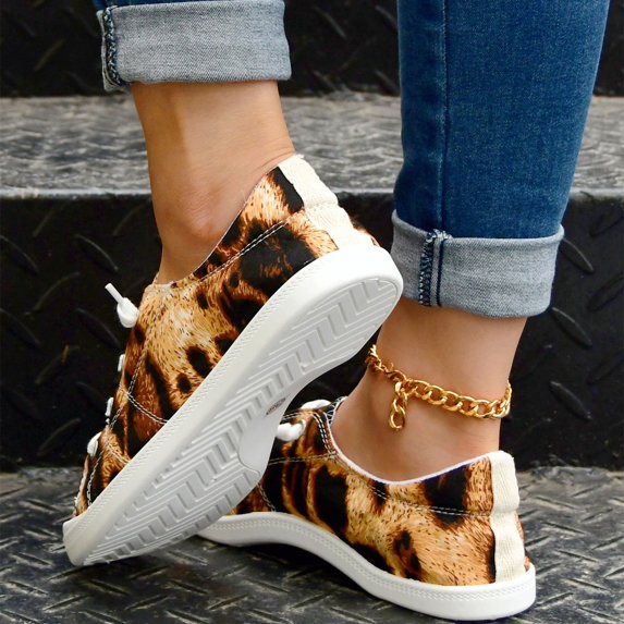 ZTTD Women Shoes Fashion Floral Casual Shoes Flat Soled Soft Soled Comfortable Casual Shoes