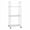 B, variant on geerera Floor Standing Kitchen Storage Rack Microwave Cookware Organizer Movable Iron Shelving Unit Multi-Purpose Heavy Duty Storage