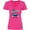 Hot Pink, variant on Inktastic Paradise Beach in Key West with Palm Trees and Car Women's V-Neck T-Shirt