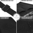 thumbnail image 4 of Zulay Kitchen 2-Pack Funny Aprons for Women Men & Couples Black Apron with Pockets Husband and Wife, 4 of 8