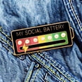 thumbnail image 4 of Broche innovador poder social nueva insignia personalizada pin humor para pareja (negro) (broche poder social - 1 pieza), 4 of 9