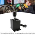 thumbnail image 4 of Jeu de Course Sim Levier de Vitesse H, PC Simulateur USB Simulateur Levier de Vitesse Professionnel 7 Plus R Design Ergonomique Système Indépendant Plug And Play pour G29 G27 pour T300RS GT, 4 of 8