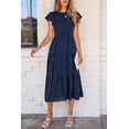thumbnail image 3 of Vestido midi PRETTYGARDEN con estampado floral para verano 2025 para mujer, 3 of 9