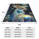 thumbnail image 3 of Balery Colorful Stained Glass Deer Manta de Felpa Suave y Acogedora – Cobija de Franela Aterciopelada para Cama, Lavable y Cálida para Sofá, Mascotas, Transpirable-60"x50", 3 of 7