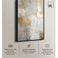 thumbnail image 2 of Woven Reminiscence I Canvas Earth Tone Abstracts by Art Remedy, Black Frame, 24 x 36, 2 of 7