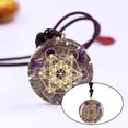 thumbnail image 3 of Moda piedra energía colgante collar joyería para mujeres hombres trae buena jinwen colgantes de energía, 3 of 8