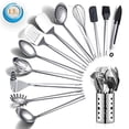 thumbnail image 1 of Stainless Steel Cooking Utensils Set, Berglander, 1 of 7