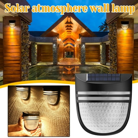 

aoksee home decor Up to 25% off Outdoor Solar Lights Home Decorative Wall Lights Waterproof Fence Garden Lights easy to install Bright for Backyard Garden Fence Patio Front Door