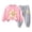 Pink-35n, variant on Mnyotv Toddler Girl Clothes 2 Piece Little Girls Flower Fall Outfits Long Sleeve Sweatshirts Casual Pants Set Size 3-4 Years
