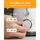 thumbnail image 4 of Exprimidor GDOR con motor de 800 W, conducto de alimentación de 3 pulgadas, doble velocidad, color blanco, 4 of 8