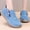 Light Blue, variant on Unisex Solid Color Mid Top Ankle Boots With Side Zipper Comfortable On Casual Shoes Lightweight Non Footwear For Spring Fall Daily Walking And Outdoor Activities Purple 36