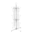 thumbnail image 4 of FixtureDisplays? 14 X 14 X 30" 12 Vertical Pockets Spinning Greeting/Post Card Rack 11702 White, 4 of 7