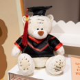 thumbnail image 2 of Juguetes de Peluche de Oso Vestido con Parche de Estilo, Muñeco de Oso Esponjoso y Lindo con Vestido Doctoral, Encantador Regalo de Graduación para Amigos, 2 of 6