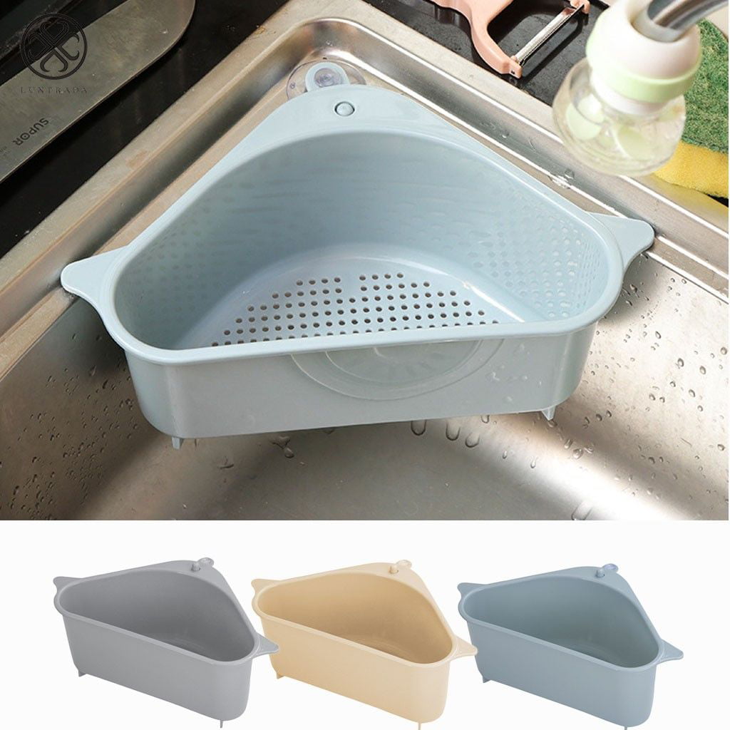 Hot! Kitchen Filter-Triangular Sink Drain Shelf Storage Kitchen Rack 