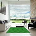 thumbnail image 7 of Ahgly Company Machine Washable Indoor Square Transitional Green Area Rugs, 5' Square, 7 of 7
