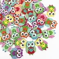 thumbnail image 4 of 50Pcs Wooden Buttons Owl Shaped Two-hole Decorative Buttons for Sewing DIY Craft (Mixed Color), 4 of 8