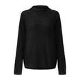 thumbnail image 5 of AOOCHASLIY Clothes Sweaters Winter Women's Casual Turtleneck Pullover Blouse Knitting Long Sleeve Solid Tops Sweaters, 5 of 5