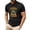 Black, variant on Men's St. Patrick's Day Lucky Clover Graphic Crew Neck Short Sleeve T Shirt